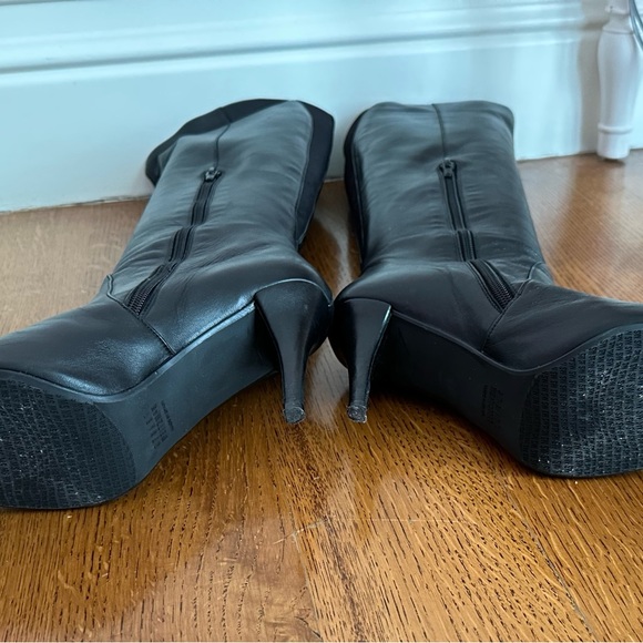 Stuart Weitzman side zipper high heel boots - Picture 13 of 16